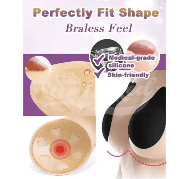 Višekratna podizajuća nevidljiva traka za grudnjak - 2 para - Slika 2