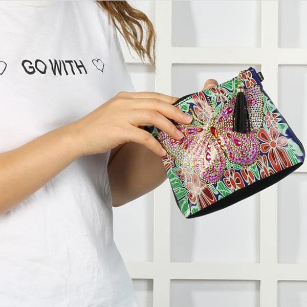 DIY Diamond Clutch torbica - Slika 2