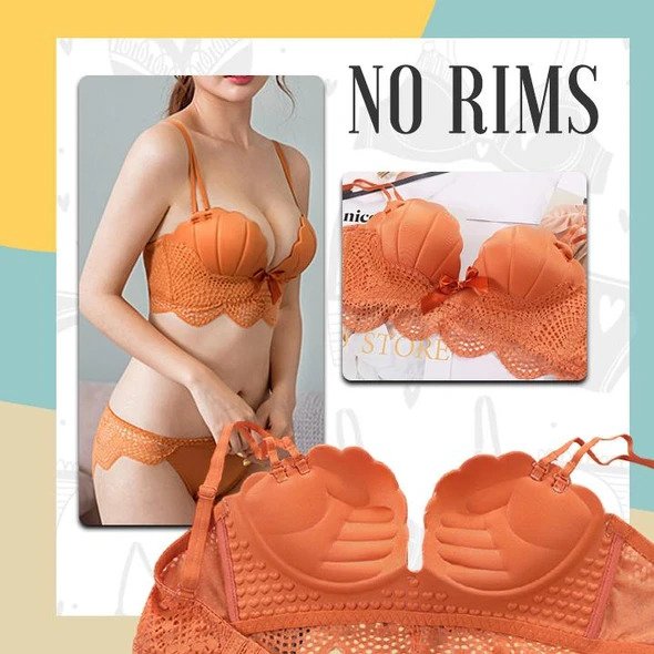 Bešavni čipkasti grudnjak UltraLift - Slika 2