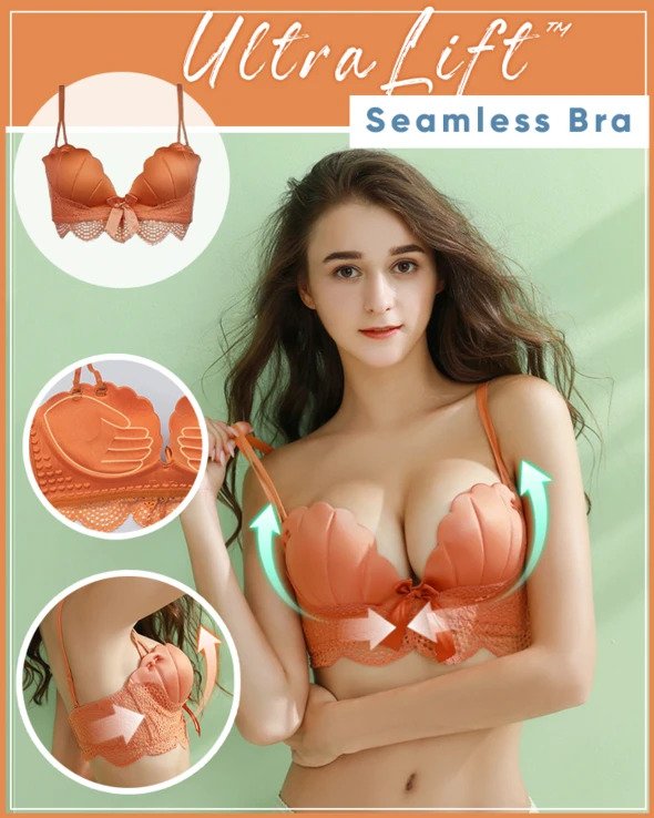 Bešavni čipkasti grudnjak UltraLift - Slika 3