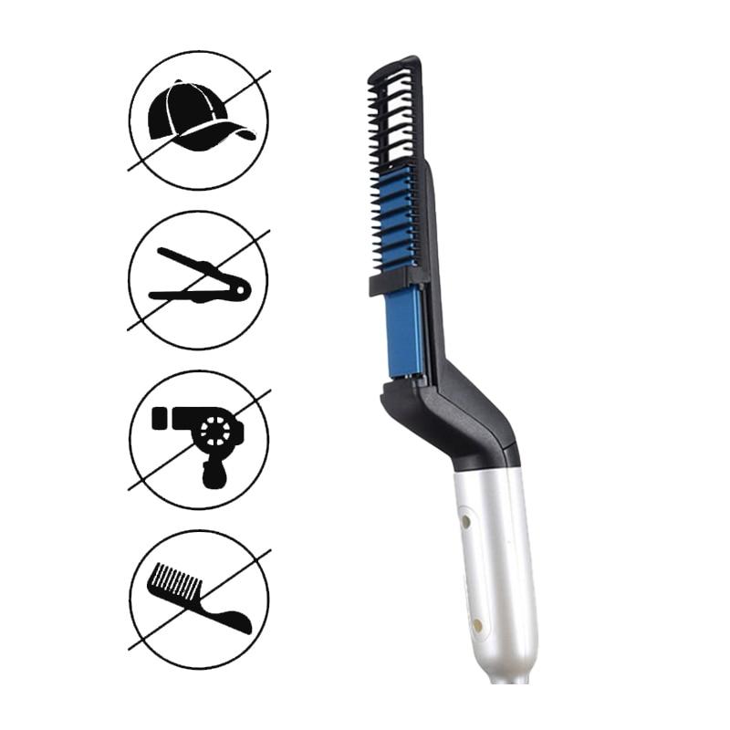 Višenamjenski češalj za kosu i ravnalo za bradu - Slika 4