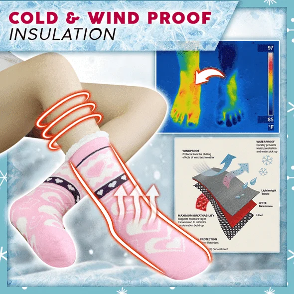 Udobne termo papuče čarape - Slika 4