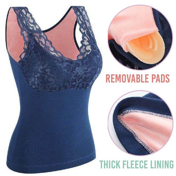 Majica bez rukava od flisa dubokog izreza - Slika 4